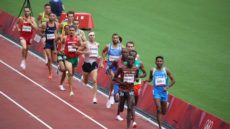 Spc. Benard Keter 3,000m steeplechase at the 2020 Summer Olympic Games, Tokyo, Japan, wikipedia.  Wikimedia Commons