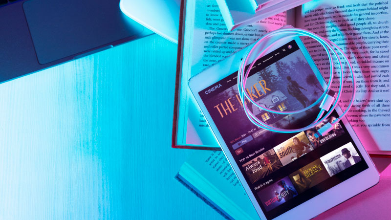 still life books versus technology
